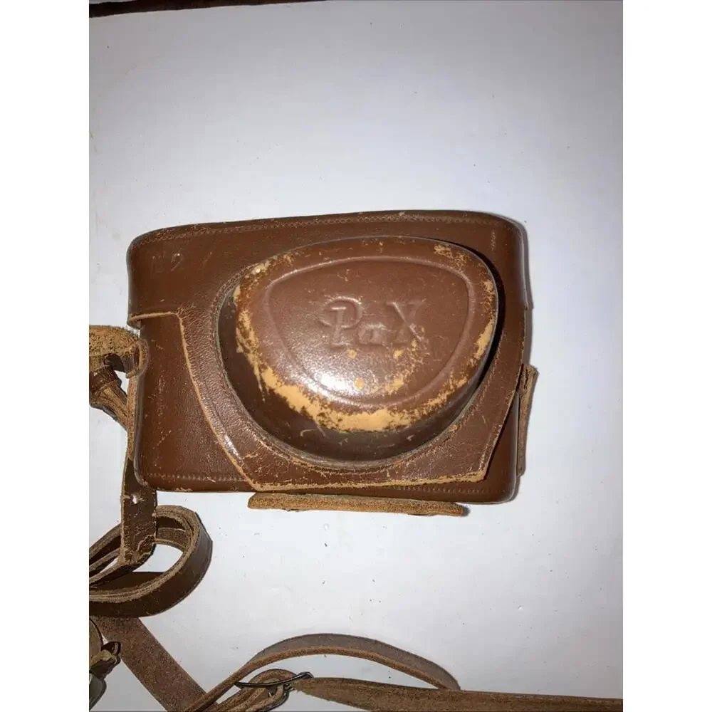 Lot Of 4 Vintage Brown Leather Camera Cases “LOOK”